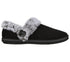 Papuci casual, dama, SKECHERS Cozy CampFire Fresh, 167219-BLK negru, piele ecologica